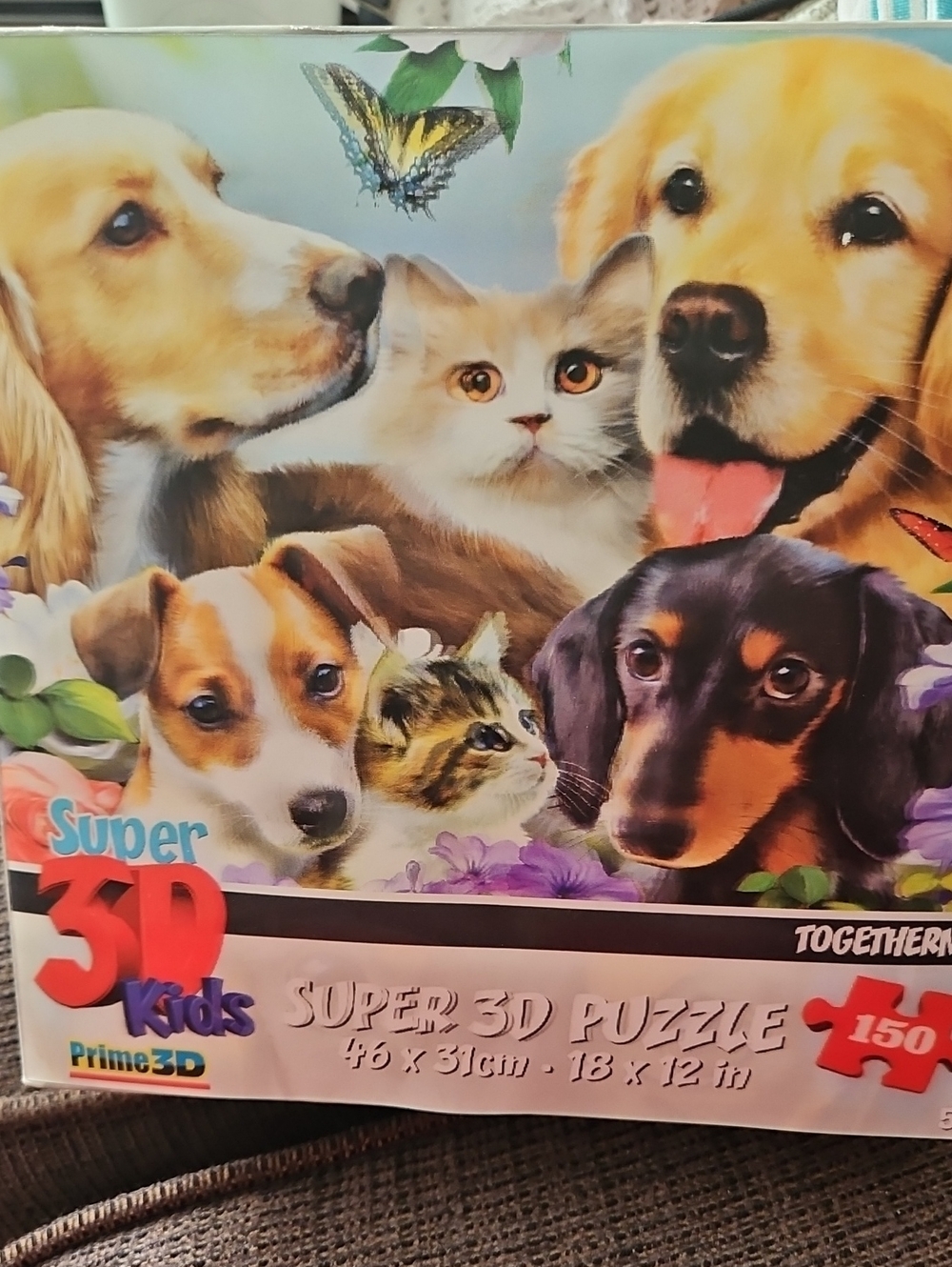 Prime 3D Togetherness Super 3D Kids Puzzle Jigsaw 150  Pieces
